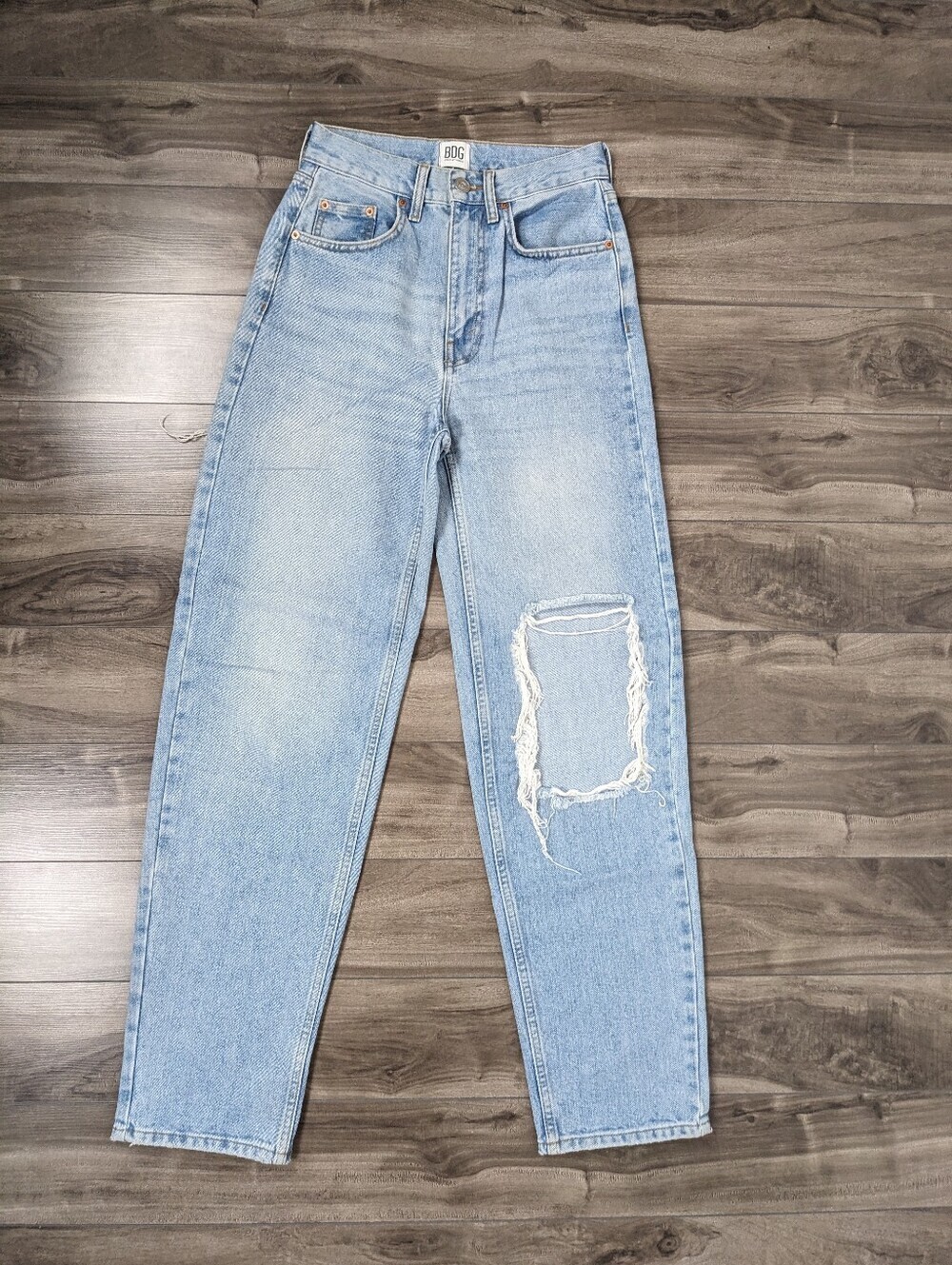 BDG Urban Outfitters Women's Jeans High Rise Baggy Size 25 Distressed